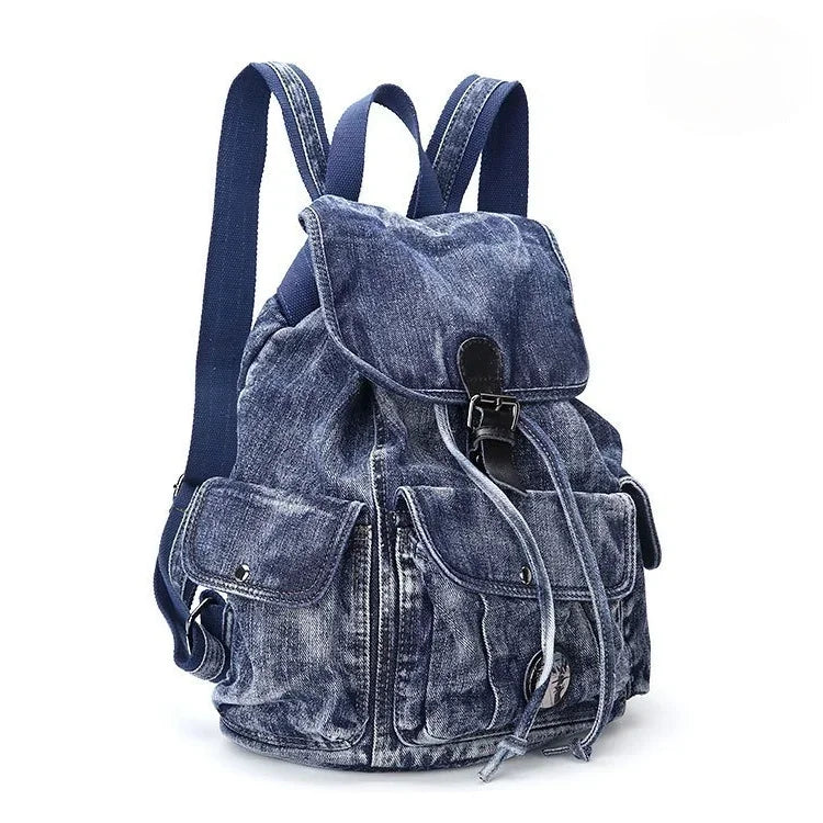 Fashion Casual Denim Women Backpack