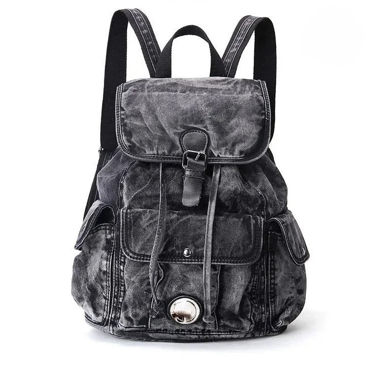 Fashion Casual Denim Women Backpack