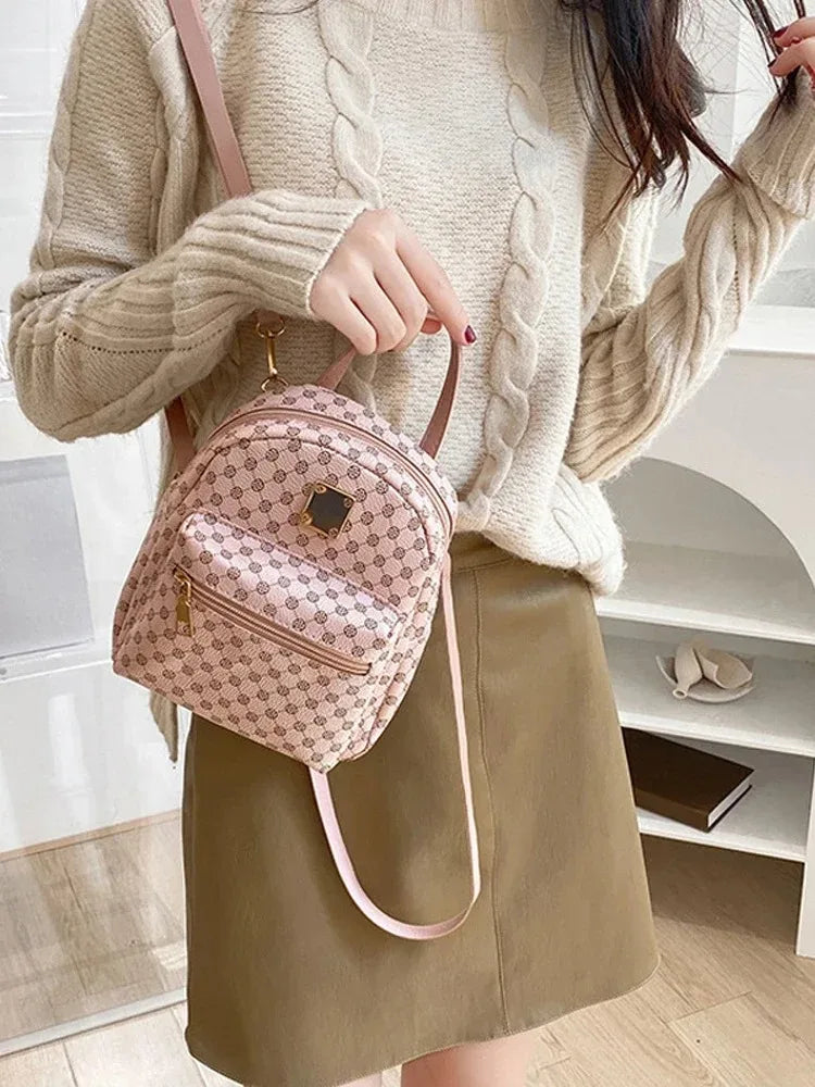 Ladies' Fashion Shoulder Backpack