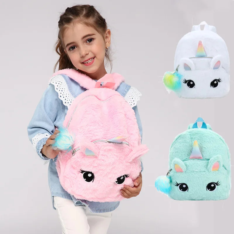 Cute Cartoon Unicorn Kids Girl Backpack