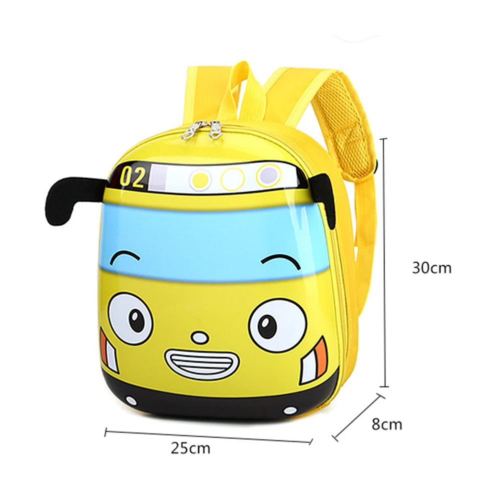 3D Cartoon Bus Toddler Backpack