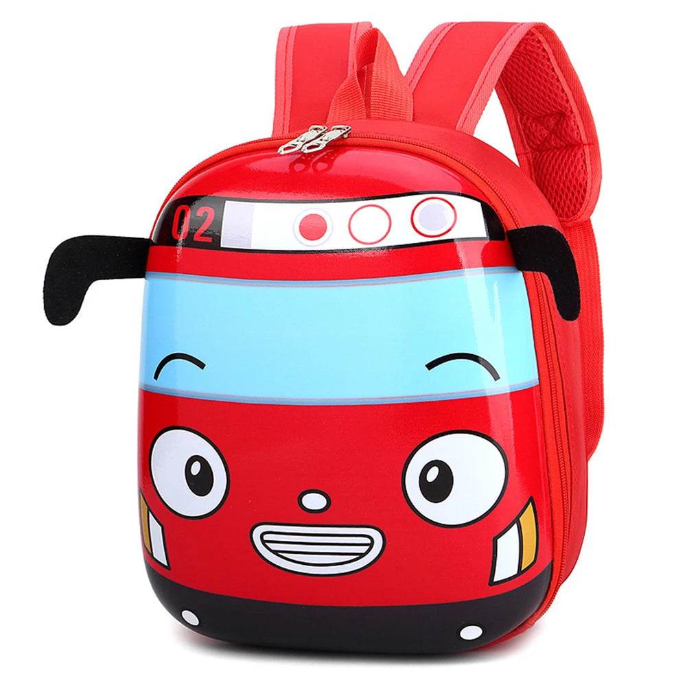 3D Cartoon Bus Toddler Backpack