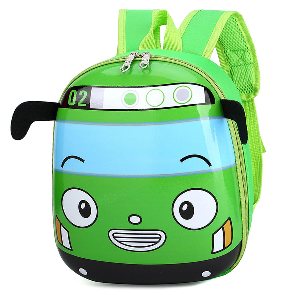 3D Cartoon Bus Toddler Backpack