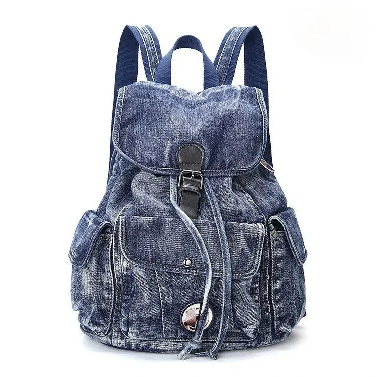 Fashion Casual Denim Women Backpack