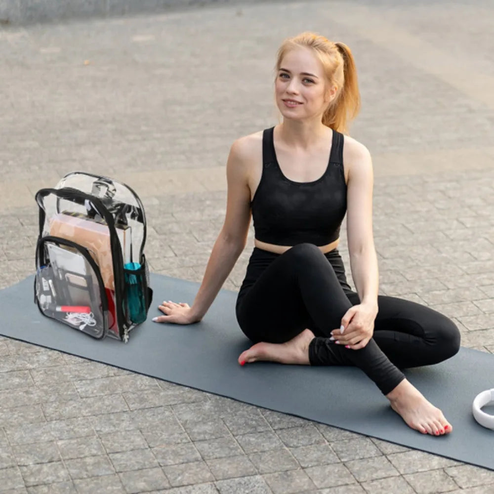 Straps Wide Range of Uses Clear Backpack