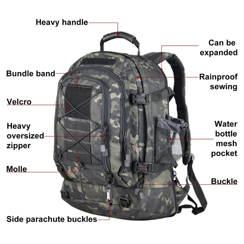 Outdoor Tactical Military Tactics Backpack