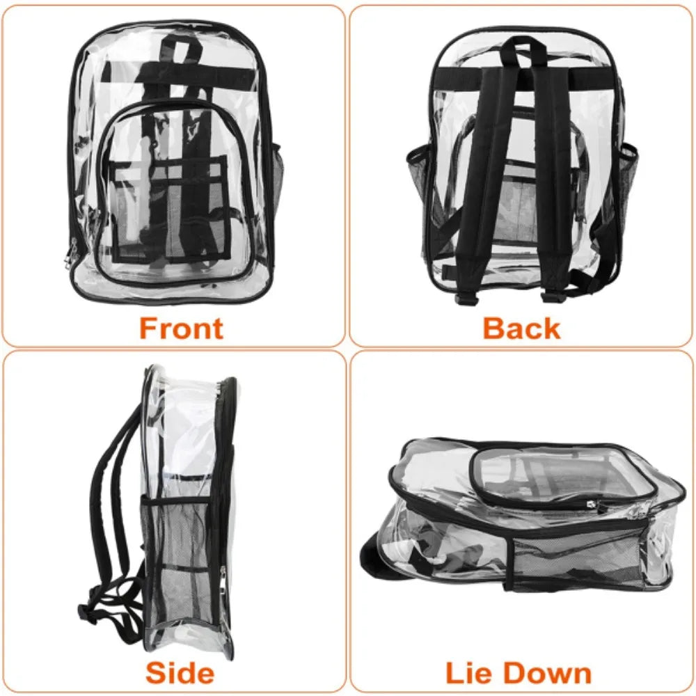 Straps Wide Range of Uses Clear Backpack