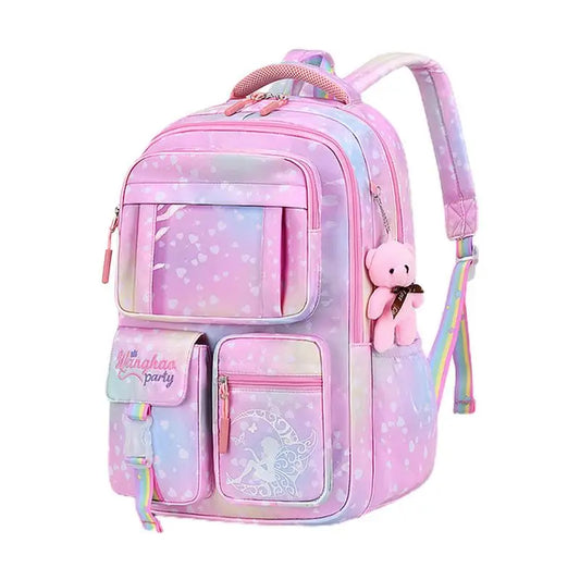 Cute Bear Princess Breathable Backpack