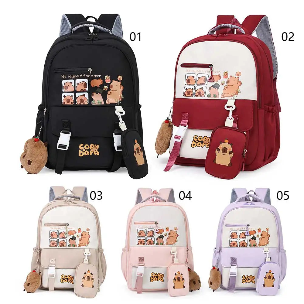 Cartoon Capybara Backpack