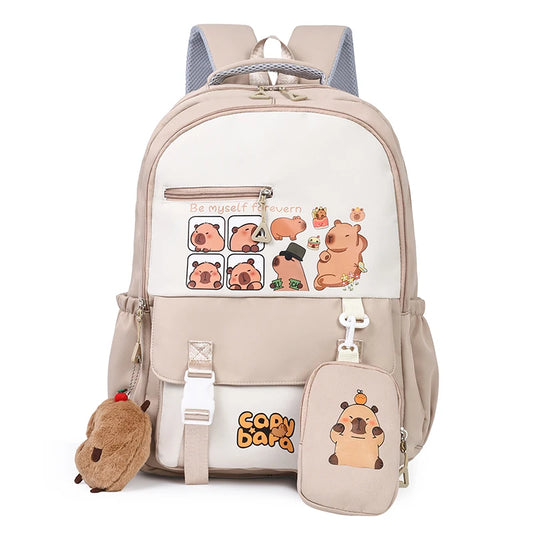 Cartoon Capybara Backpack
