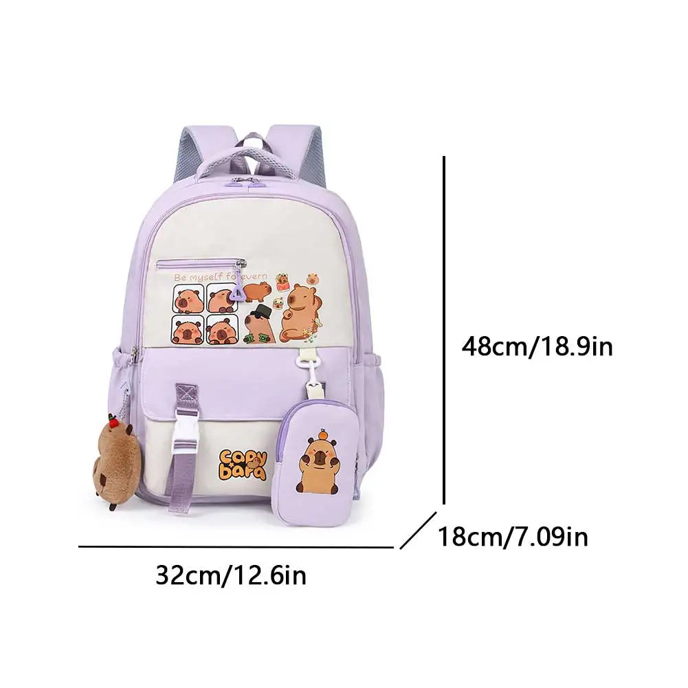 Cartoon Capybara Backpack