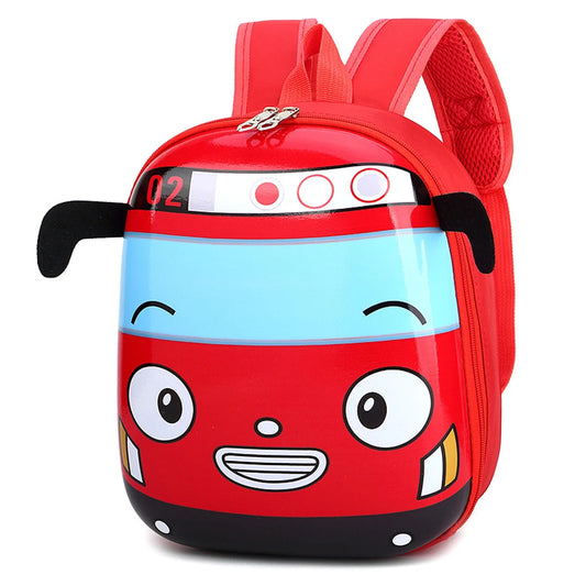 3D Cartoon Bus Toddler Backpack