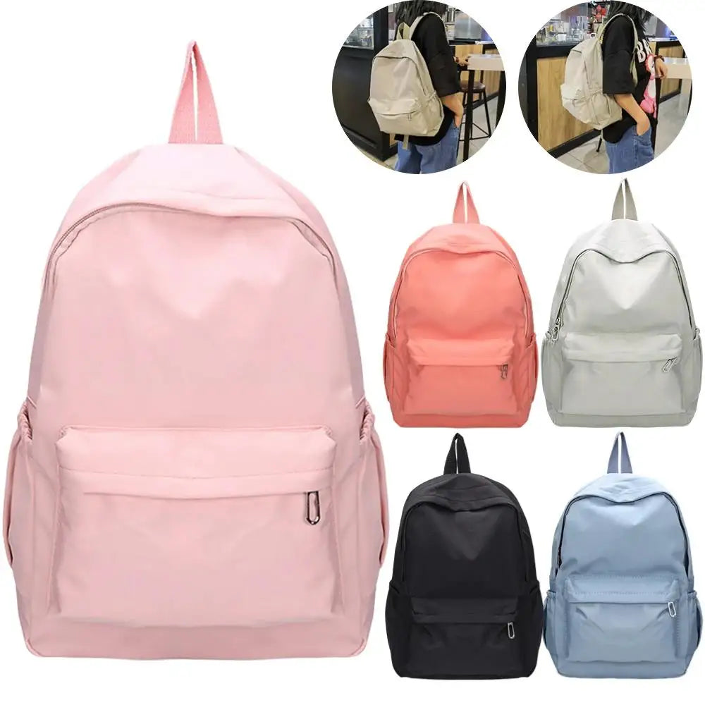 White School Bag Sports Travel Backpack