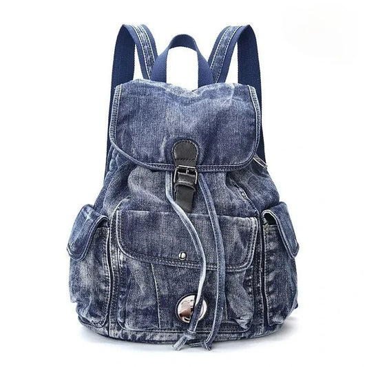 Fashion Casual Denim Women Backpack