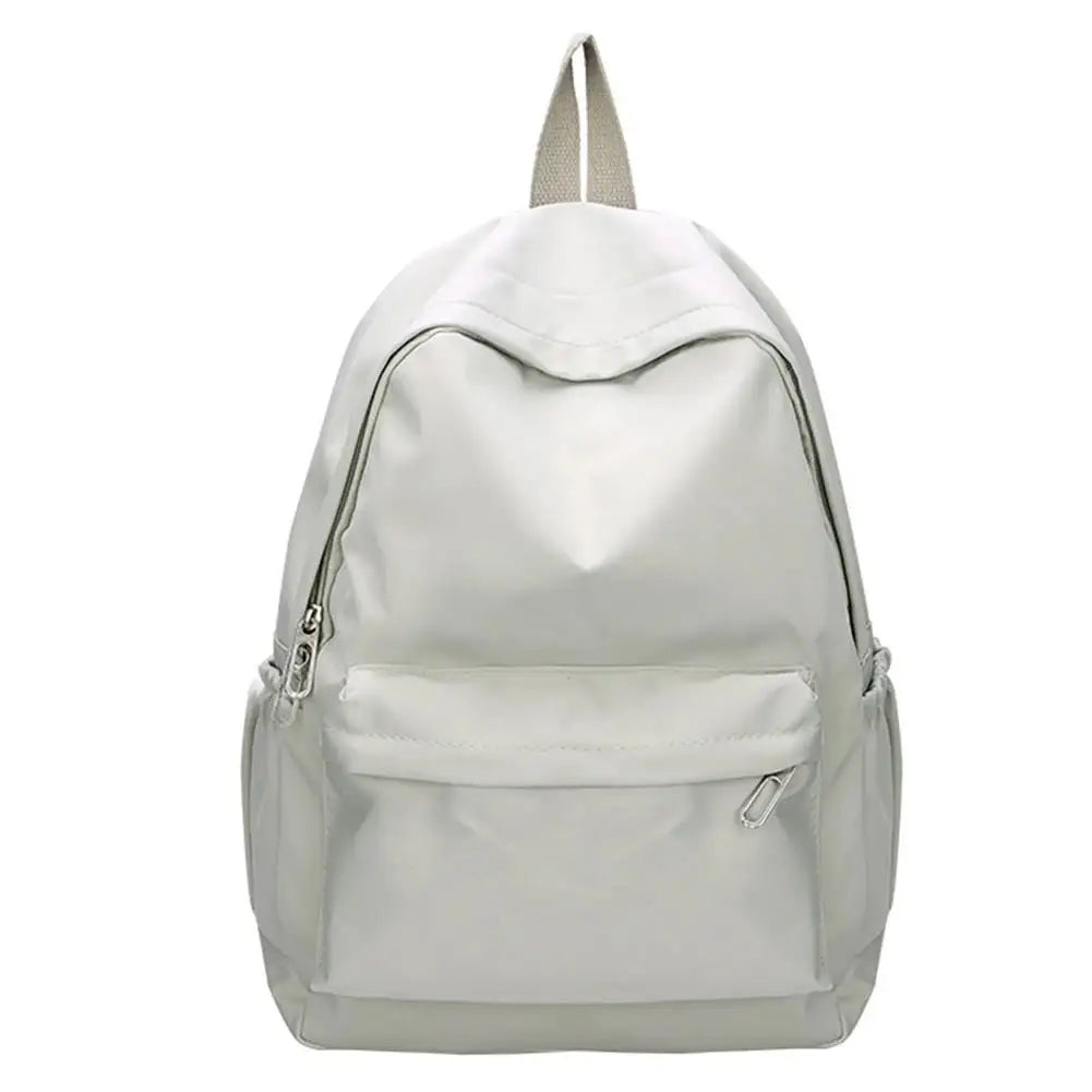White School Bag Sports Travel Backpack